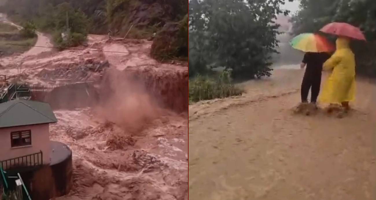 Giresun’da şiddetli yağış etkili oldu