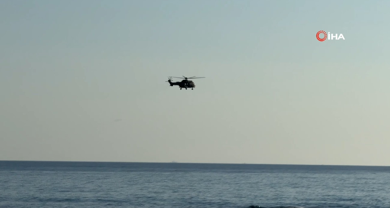 Girne’de feribot faciasında 2’nci gün: Kayıp 18 kişiyi arama çalışmaları havadan destekli başladı