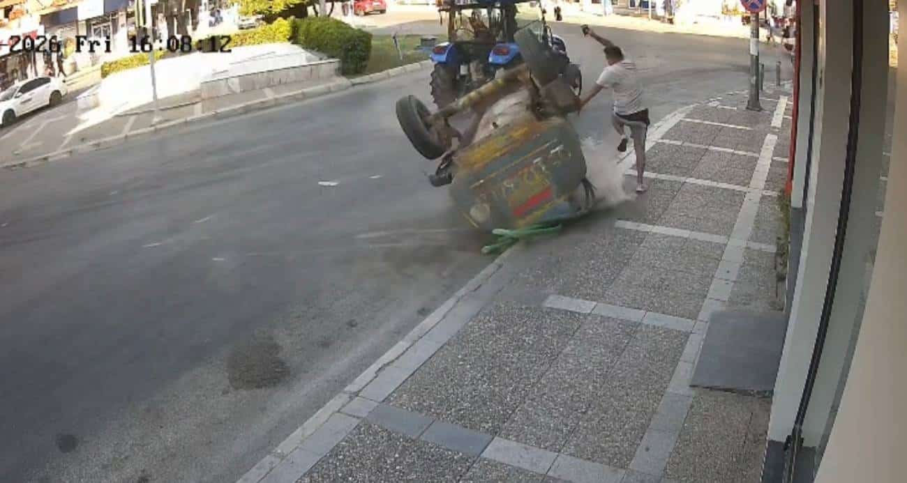 İzmir’de traktörden fırlayan tanker yayayı eziyordu