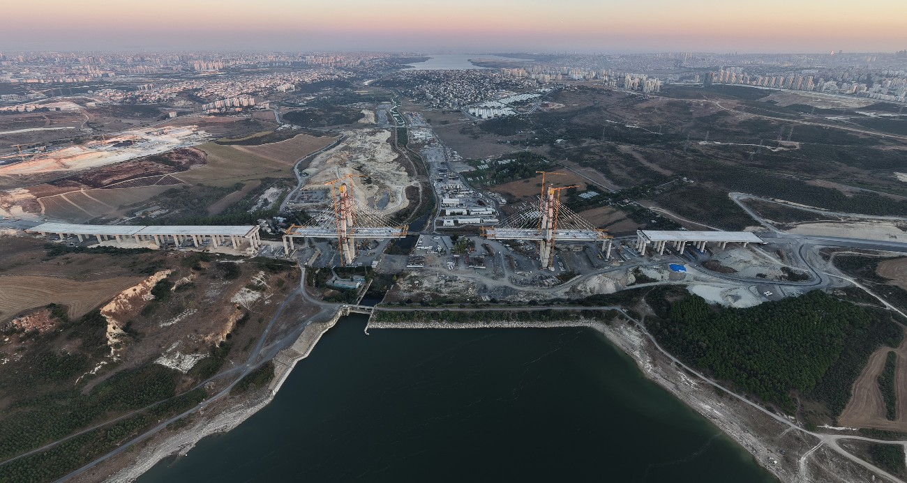 Kanal İstanbul’un ilk köprüsünde 250 tonluk dev operasyon