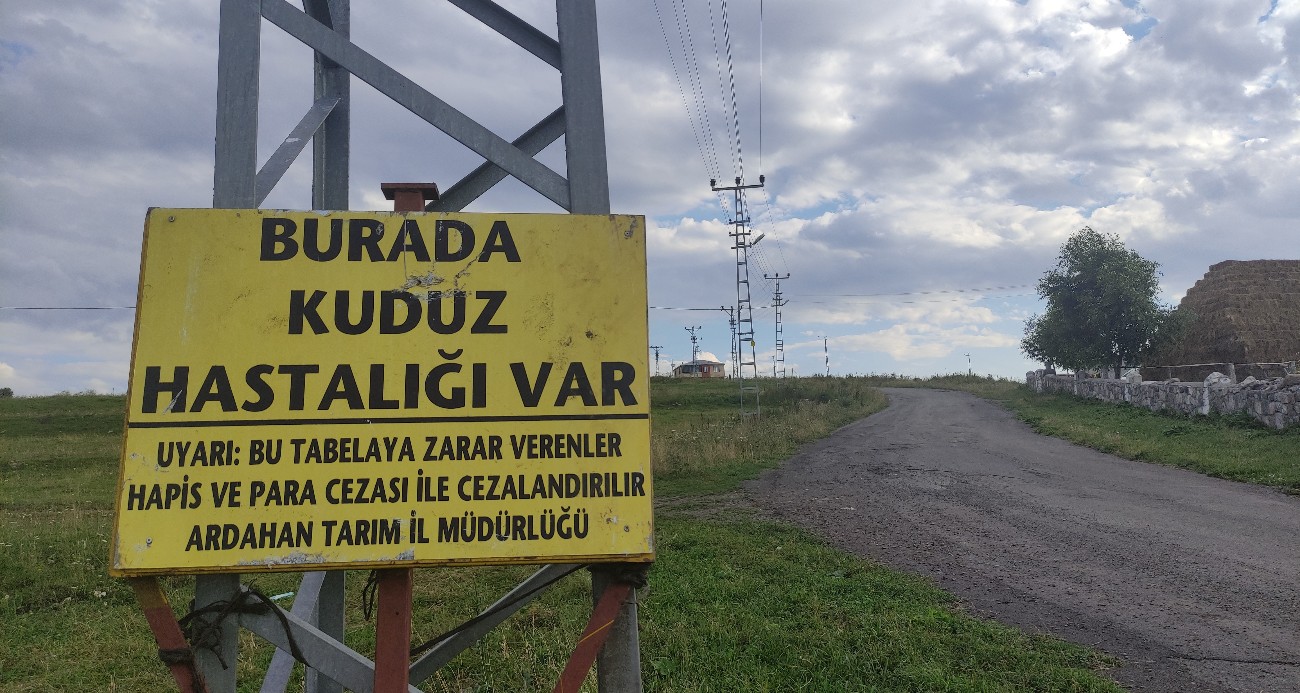 Kuduz nedeniyle mahalleye giriş çıkışlar yasaklandı