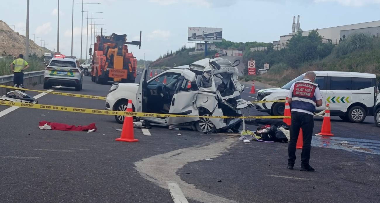 Kuzey Marmara Otoyolu’nda feci kaza: 2 ölü, 6 yaralı
