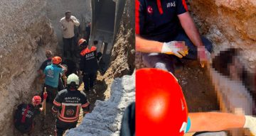 Malatya’da yol çalışmaları sırasında göçük: 2 işçi hayatını kaybetti