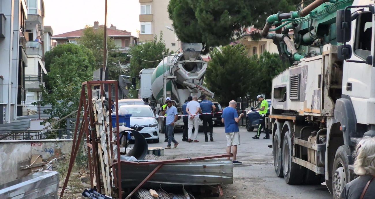 Maltepe’de beton mikserinin altında kalan kadın hayatını kaybetti