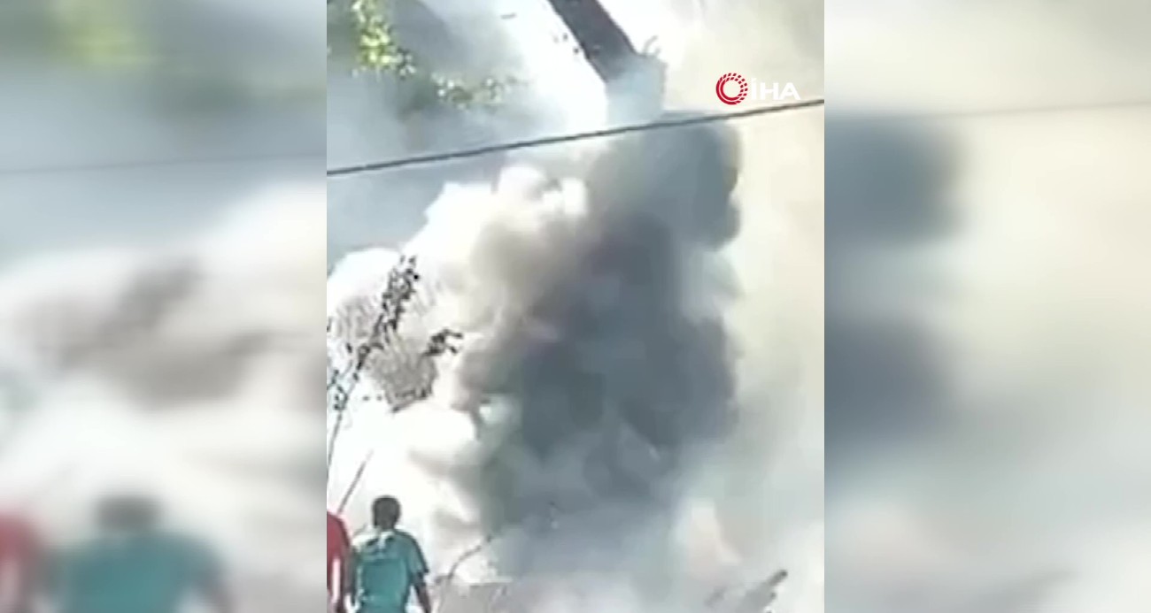 Piknik tüpleri bomba gibi patladı, iki gecekondu küle döndü