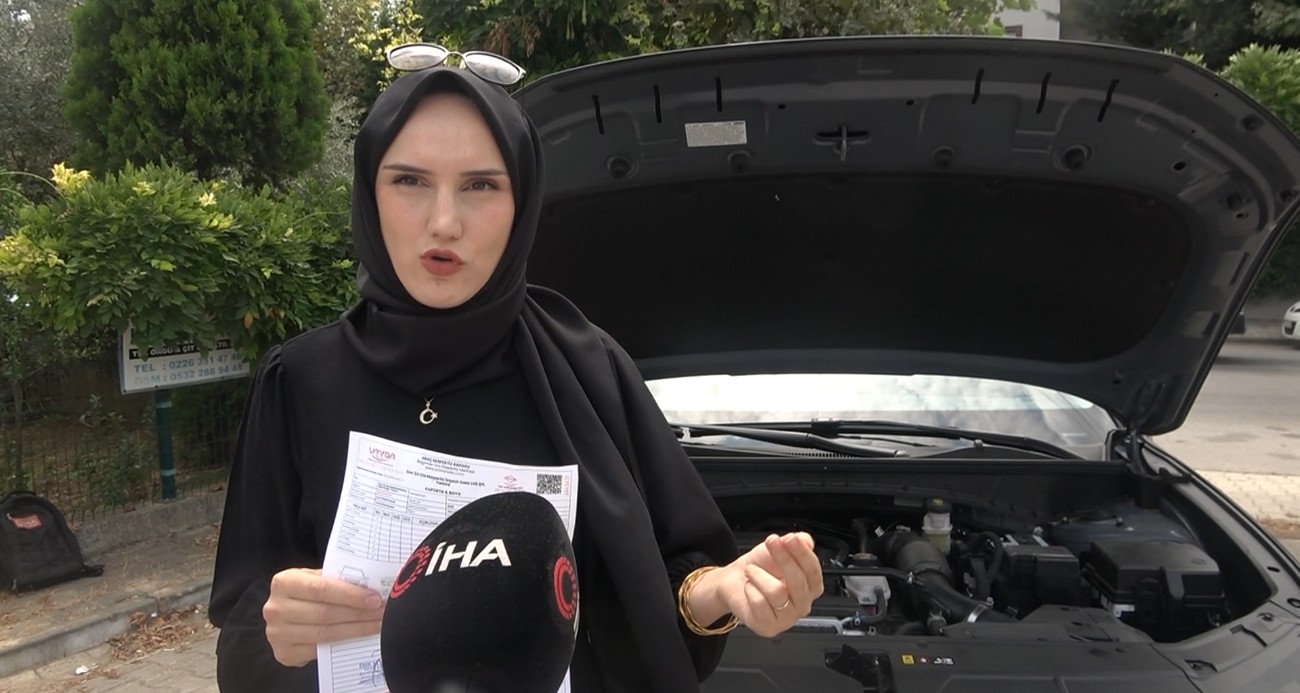 Sıfır aldığı otomobil ekspertizde boyalı çıkınca şok oldu