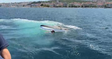 Yalova’da yelkenli tekne alabora oldu, yaşlı adam kurtarıldı