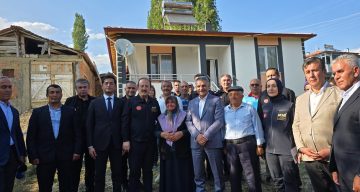 Yozgat’ta depremzedeler biten deprem konutlarına yerleşmeye başladı
