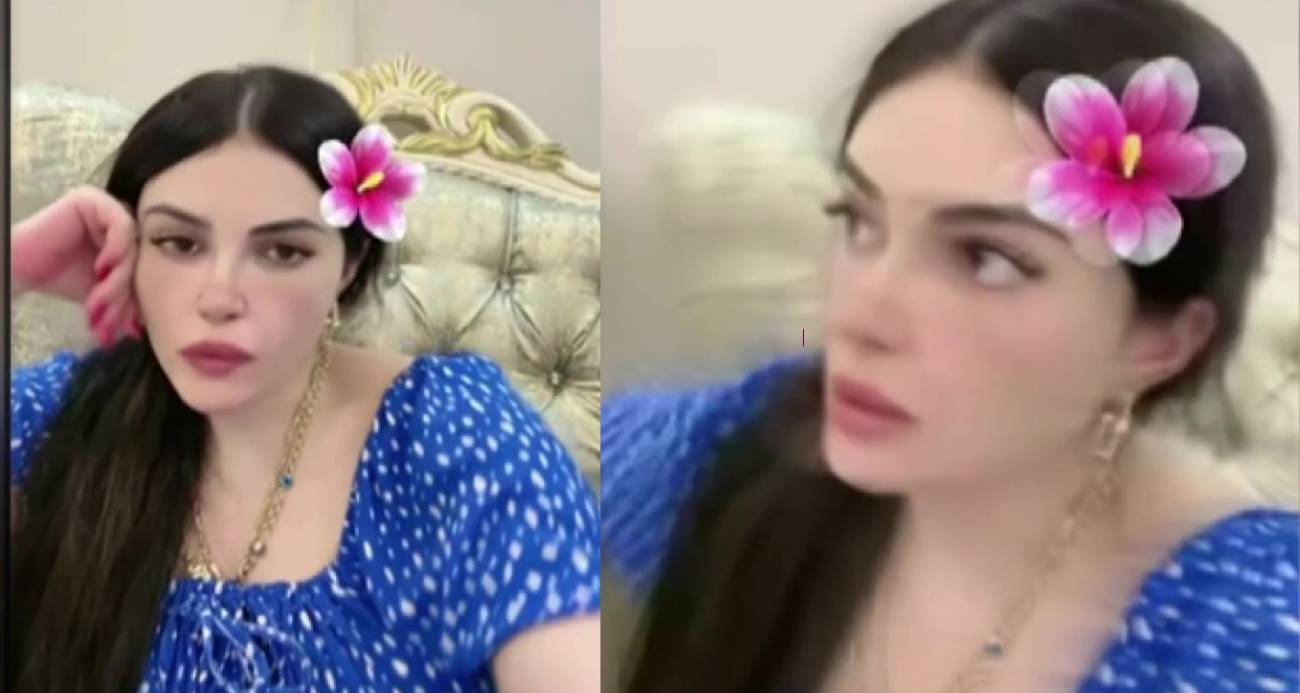 64 yıl 6 ay hapis cezası bulunan kadın canlı yayın yaparken yakalandı