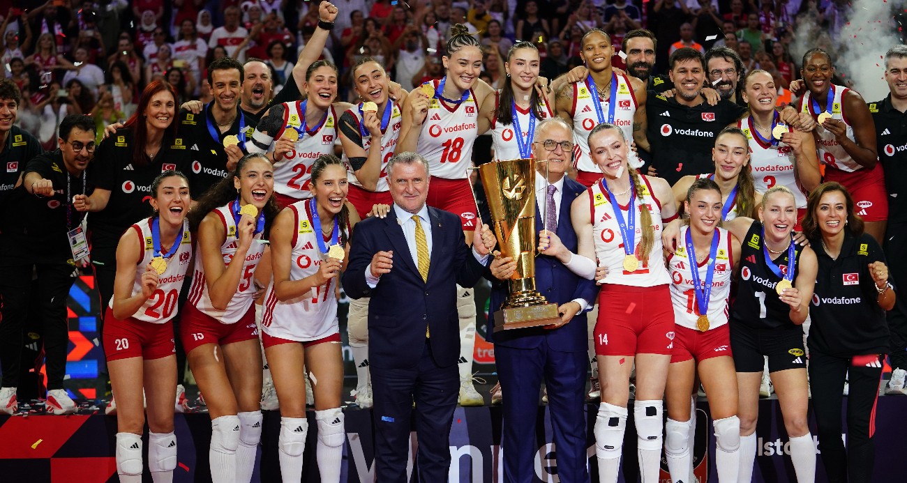 A Milli Voleybol Takımı, üst üste 2. kez Avrupa şampiyonu