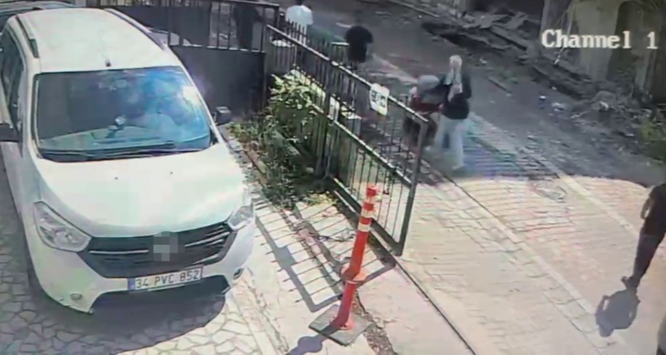 Avcılar’da faciadan saniyelerle kurtuluş kamerada