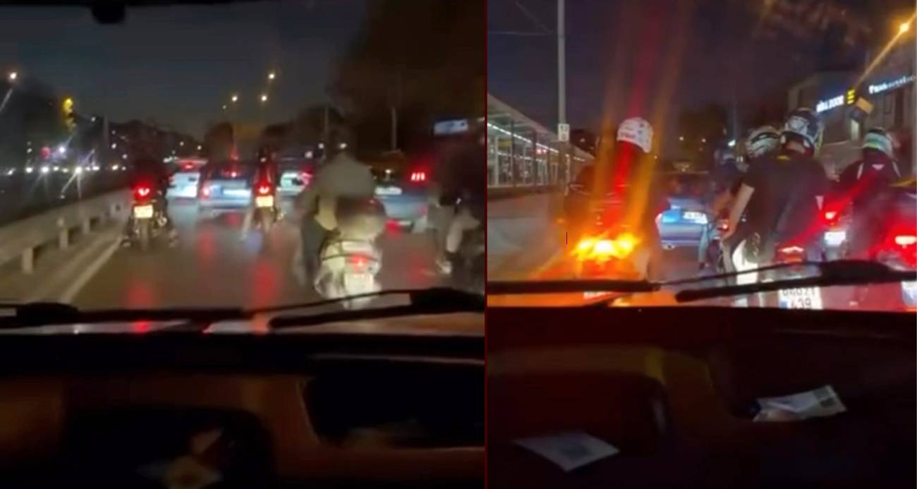 Bursa’da yol vermeyen otomobil sürücüsünün etrafını sardılar