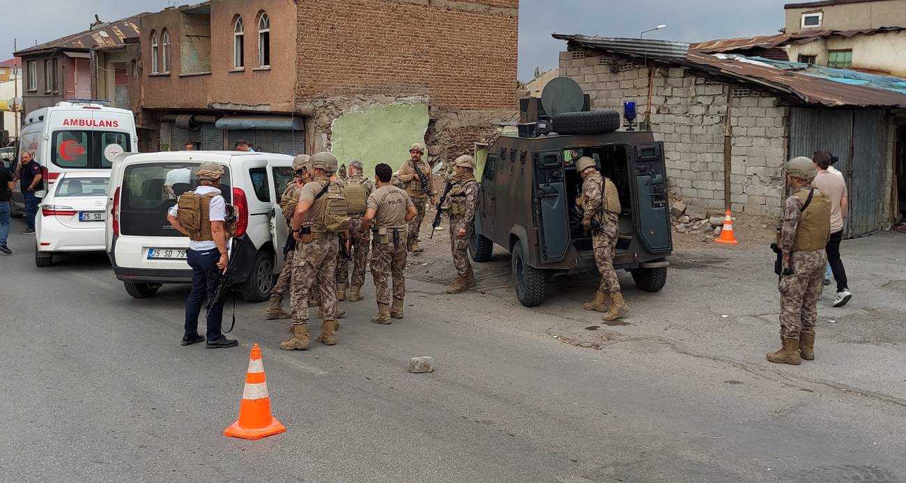 Erzurum’da iki aile arasında silahla çatışma: 1’i polis 12 yaralı
