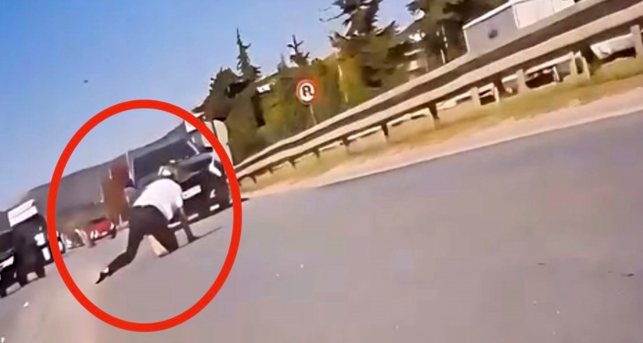 Kırmızı ışık ihlali yapan cipe motosiklet çarptı: Ölümden döndü