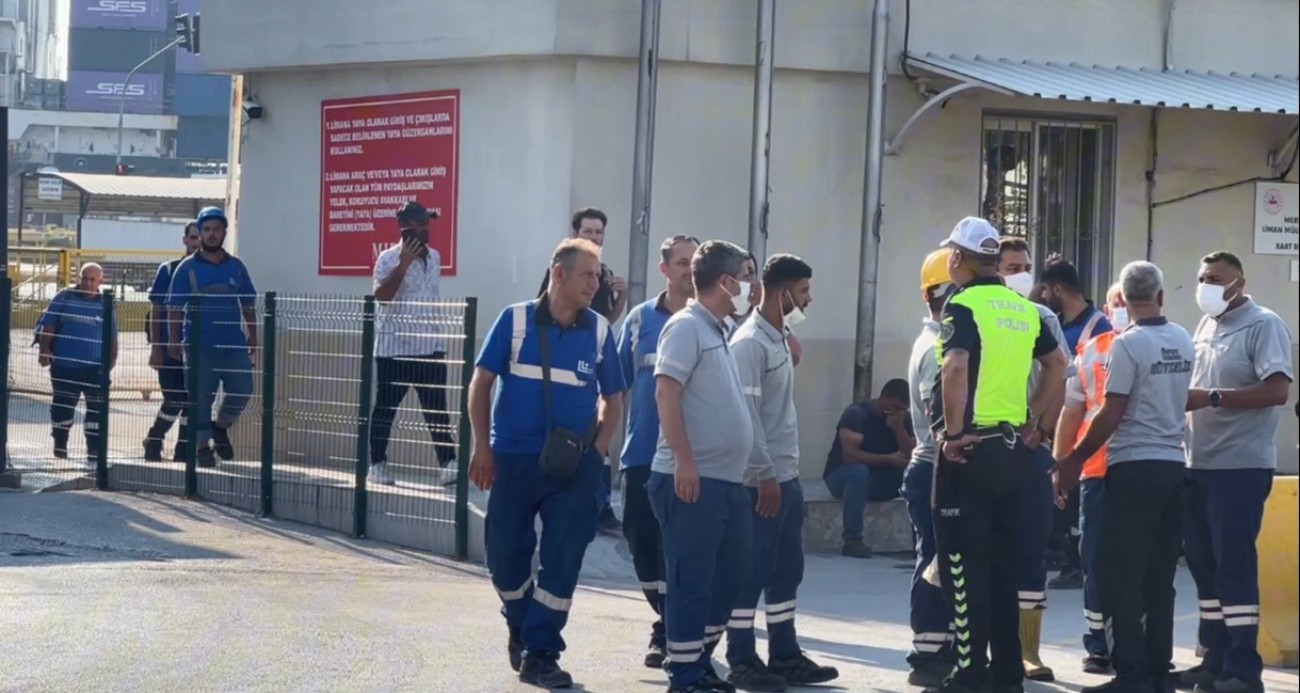 Mersin limanında kimyasal sızıntısı iddiası