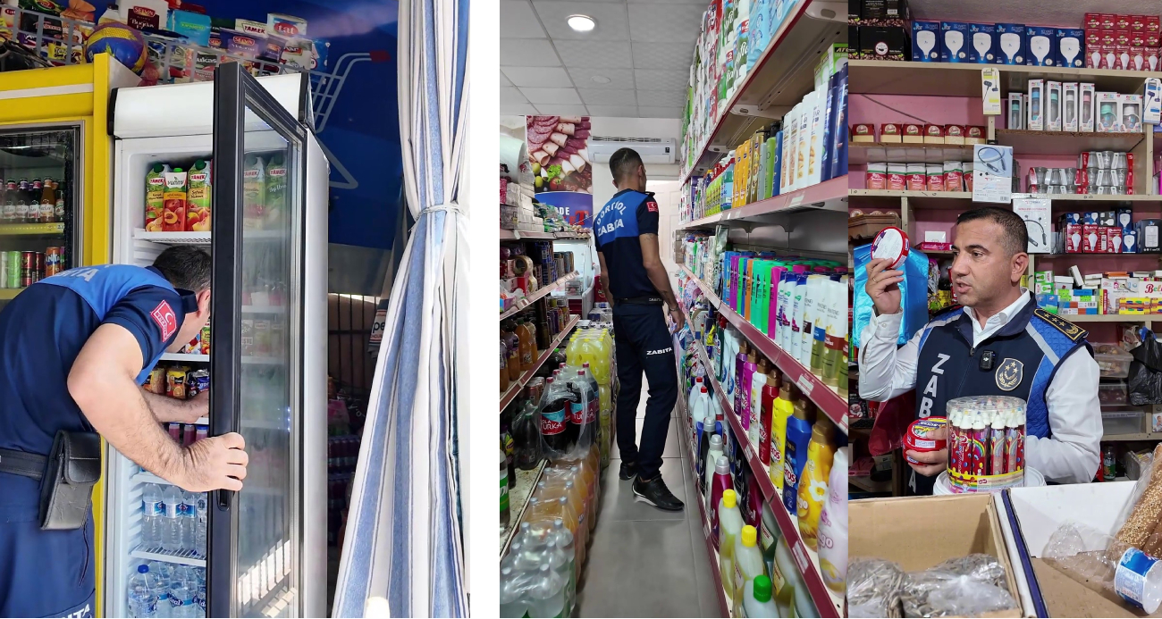 Okul çevresindeki iş yerinde son kullanma tarihi geçmiş ürün satan marketçi kendini “yeni bitmiş” diyerek savundu