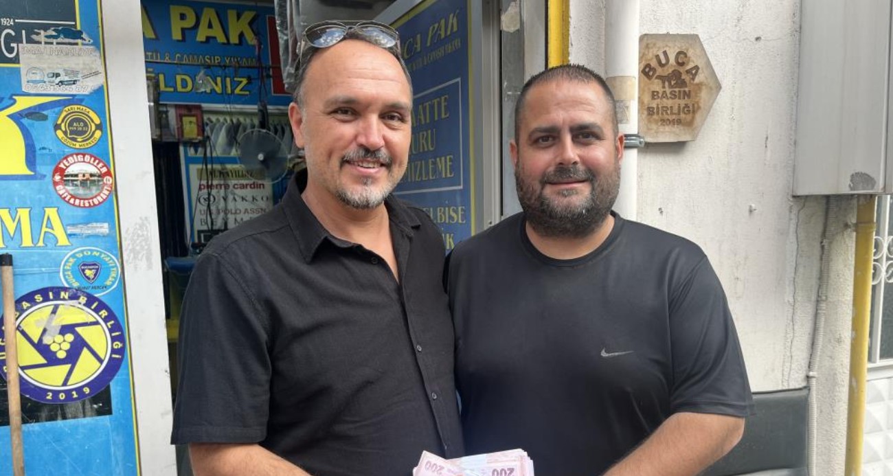 Para sahibine, dürüst esnaf rahatına kavuştu
