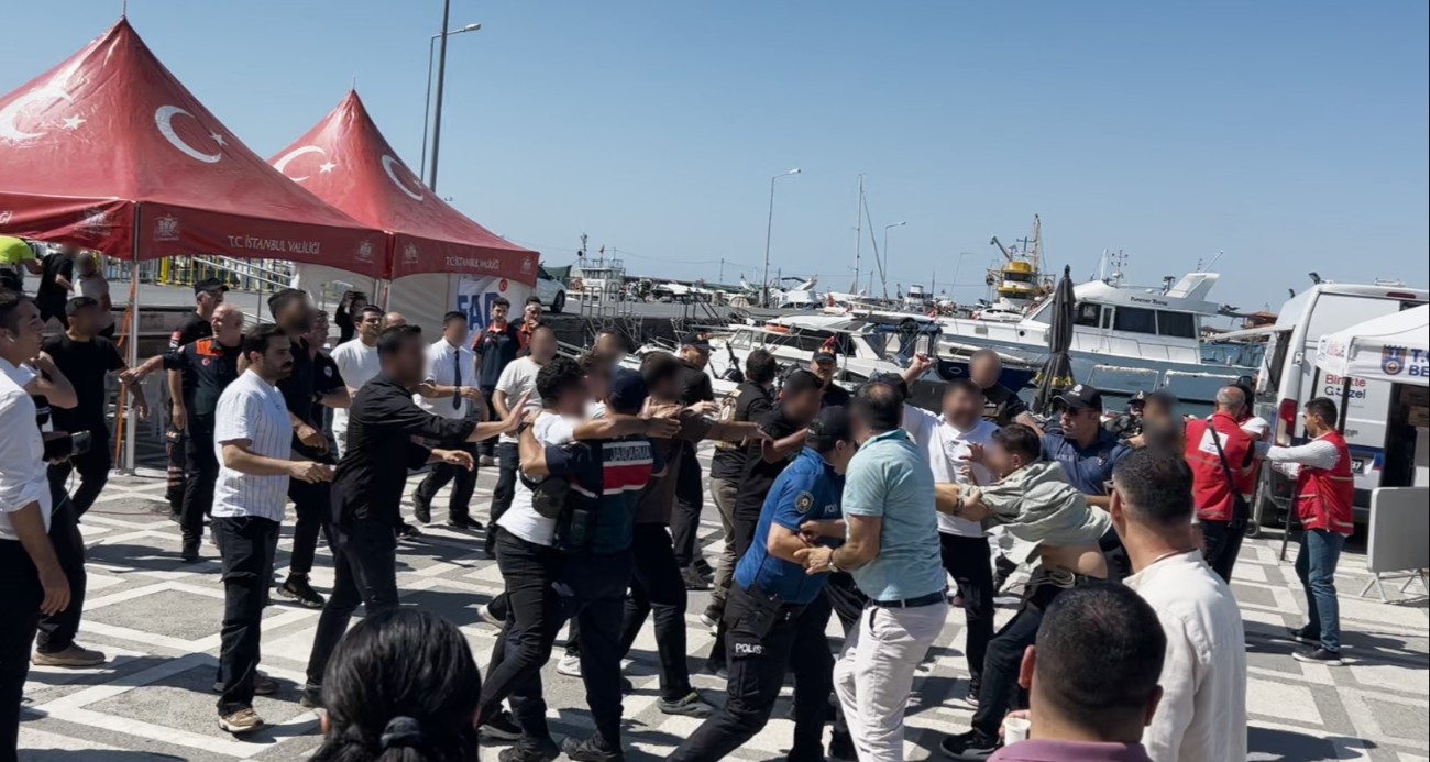 Silivri’de gergin anlar: Basın mensuplarına saldırı kamerada