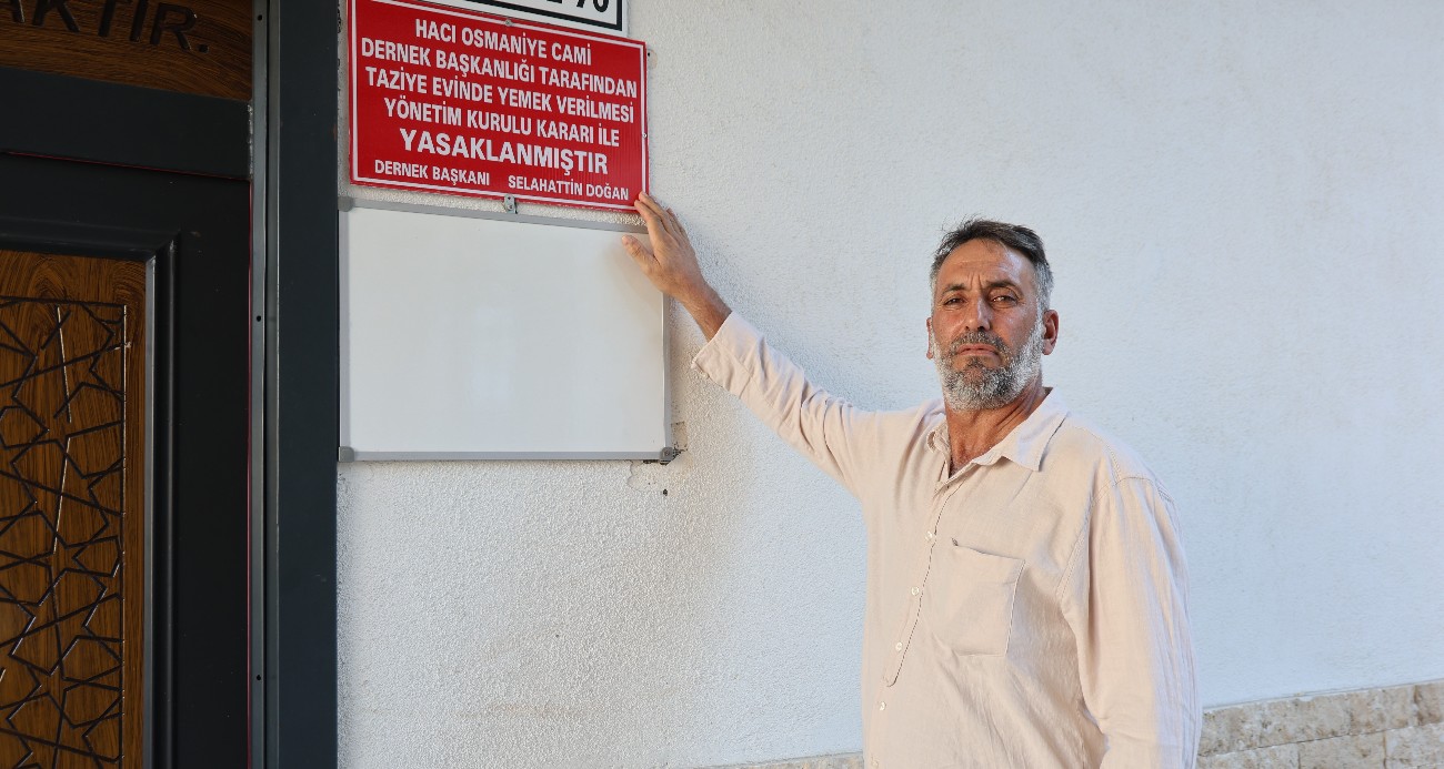Taziye sahiplerine destek olacak karar: Yemek vermek yasaklandı
