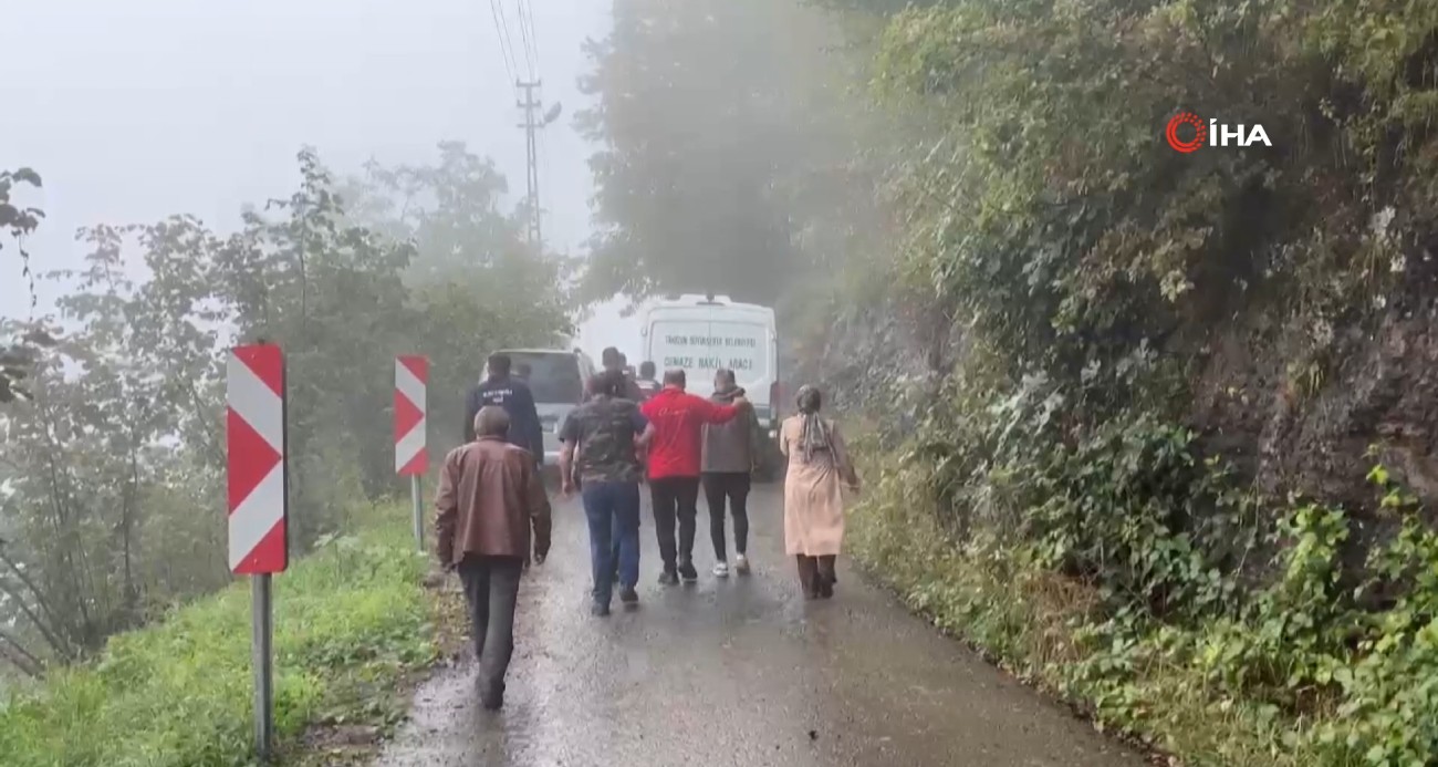 Trabzon’da toprak kayması: 1 ölü