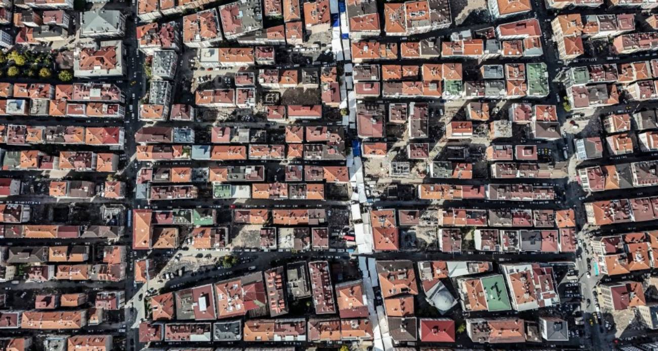Bahçelievler’de, kentsel dönüşümün boyutu havadan görüntülendi