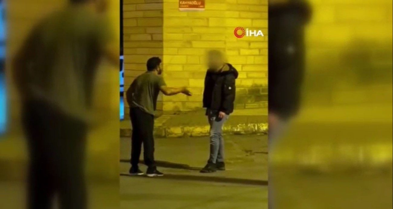 Beylikdüzü’nde konuşmak için çağırdığı adamı silahla tehdit etti… O anlar kamerada