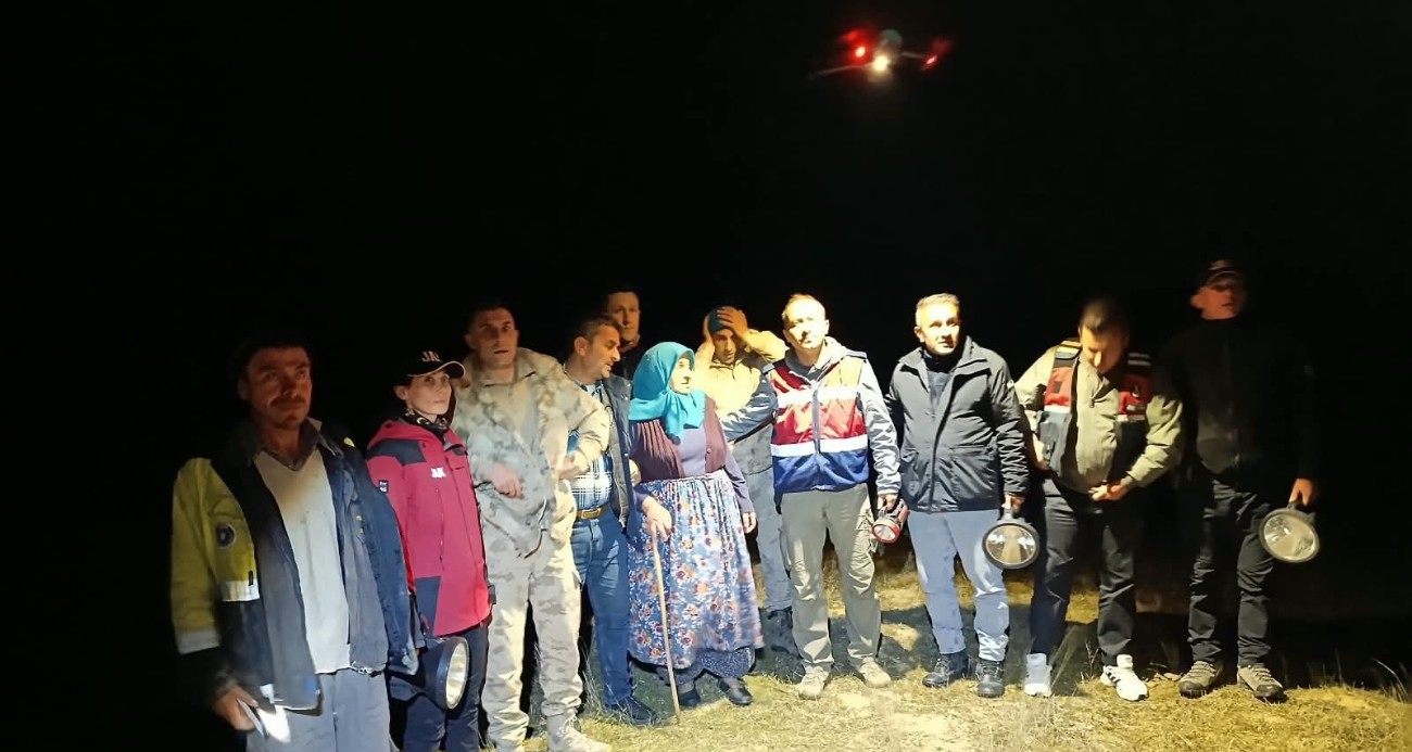 Bursa’da 3 gündür kayıp olan yaşlı kadın dron ile bulundu