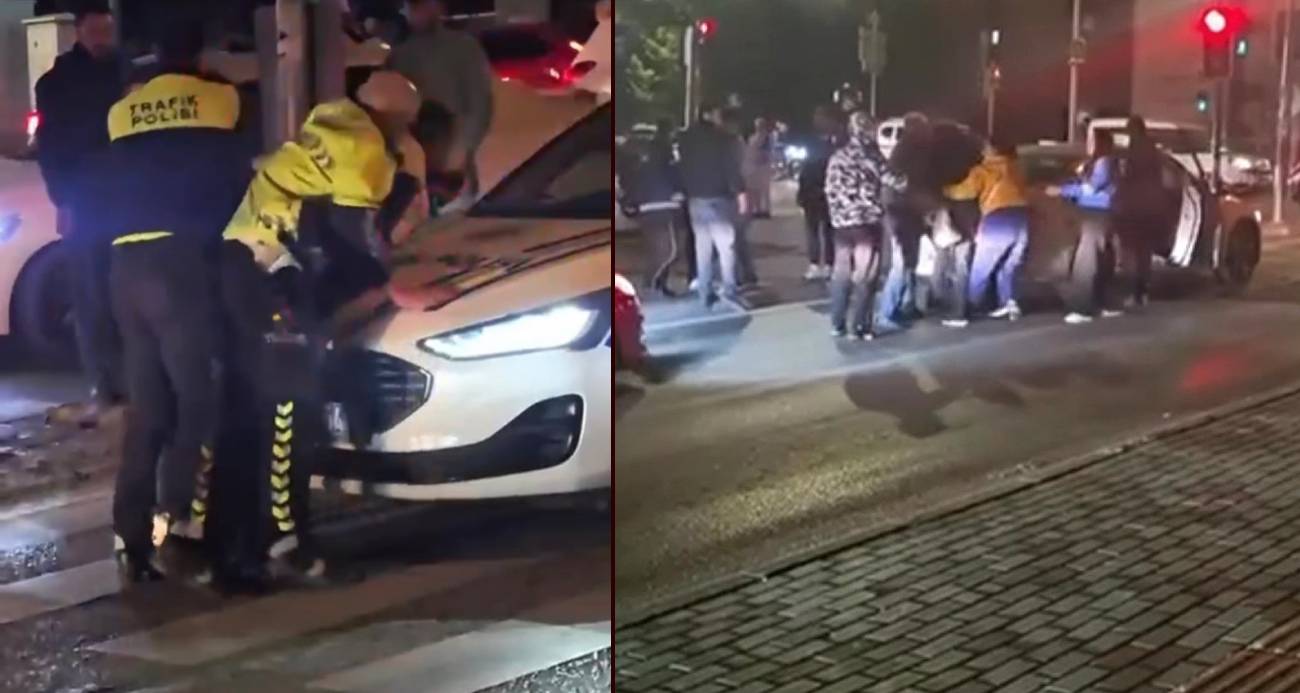 Bursa’da iki aile arasındaki kavga kamerada