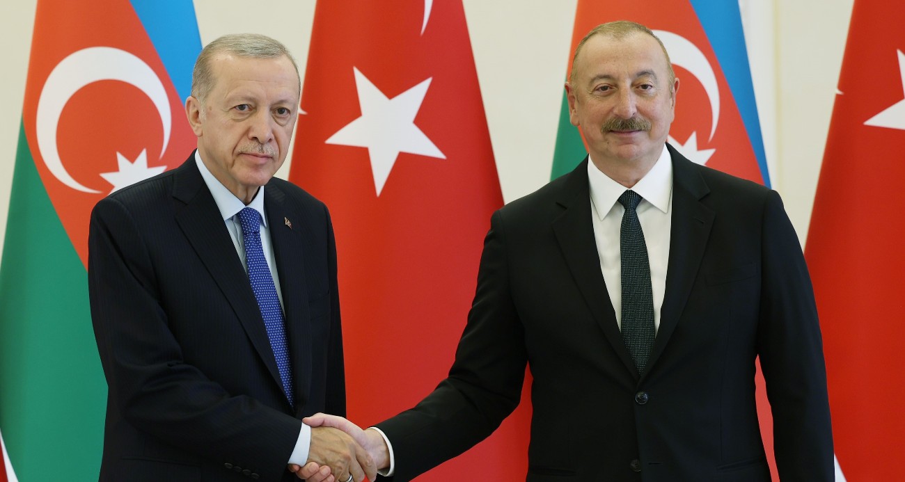 Cumhurbaşkanı Erdoğan, Azerbaycan Cumhurbaşkanı Aliyev ile görüştü