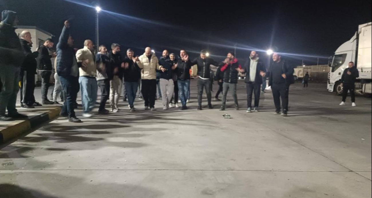 Kapıkule ve Hamzabeyli’de tır sürücülerinden eylem