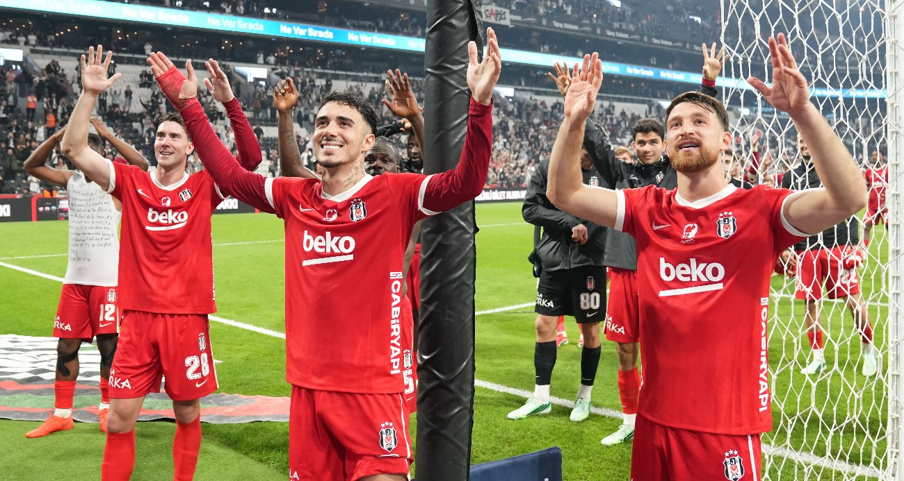 Kartal evinde uçtu! Beşiktaş, Başakşehir engelini 2 golle aştı