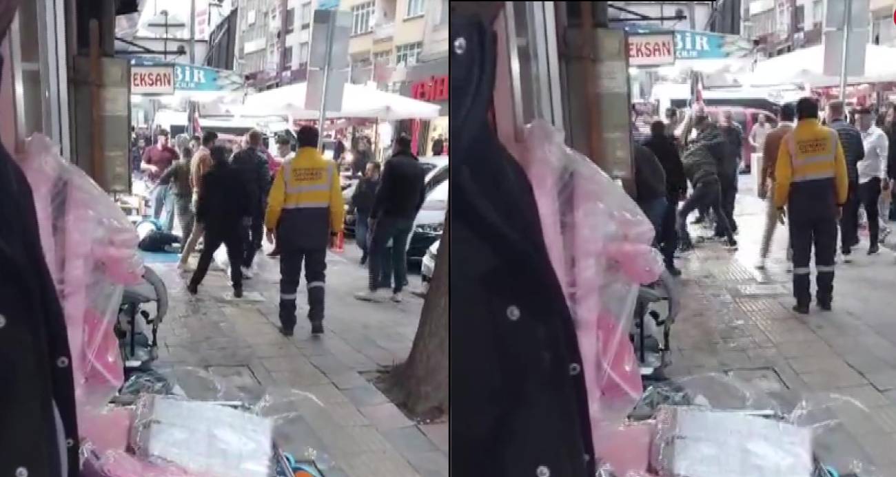Kentin göbeğinde güpegündüz akıllara durgunluk veren saldırı: Sopa ve demir çubuklarla darbettiler