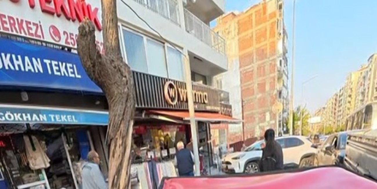 Kontrolden çıkan otomobil çarşıyı birbirine kattı