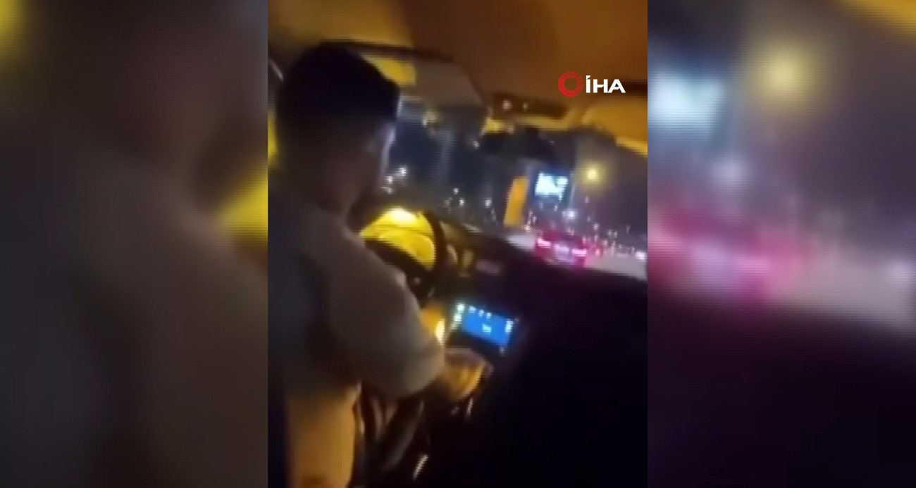 Yol kesen trafik magandaları otomobilde bebek olmasına rağmen tehditlere devam etti