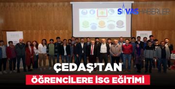 Öğrencilere İSG Eğitimi Çedaş Tarafından Verildi